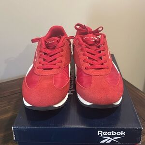 Reebok Red Athletic Shoes